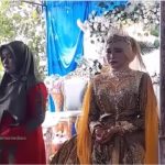 Seorang wanita di Kelurahan Monta Baru Kecamatan Woja Kabupaten Dompu Provinsi Nusa Tenggara Barat menangis karena ditinggal calon suaminya menjelang akad nikah. (Tangkapan layar video Instagram @memomedsos)