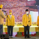 Airlangga Hartarto mengaku optimisme, kemenangan di Sumatera. Sebab, partai Golkar memilki banyak kader sampai di tingkat akar rumput