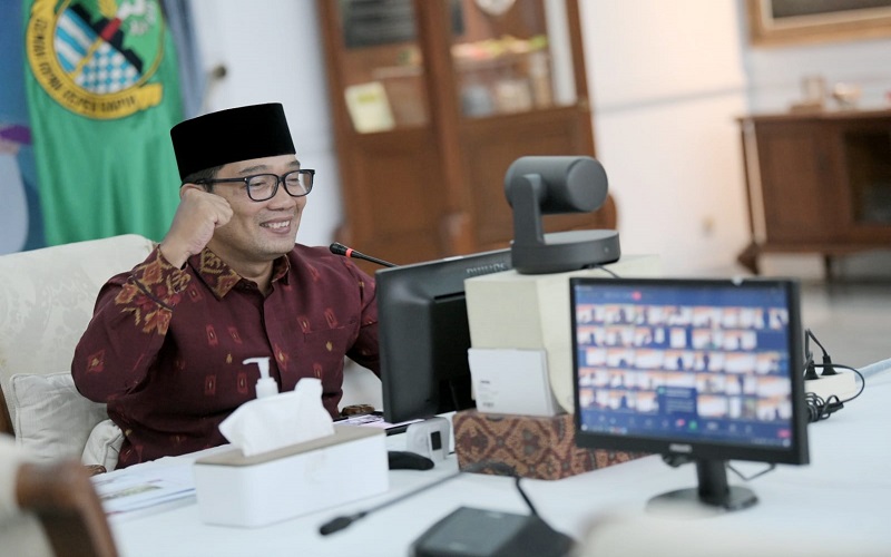 Foto Ridwan Kamil. Dari hasil survei SMRC, warga Jabar lebih memilih Ridwan Kamil jadi Capres 2024 ketimbang 3 tokoh lainnya