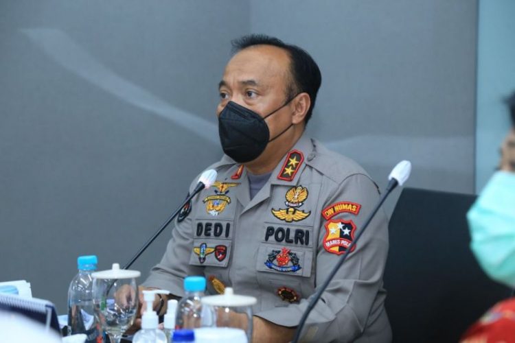 Kepala Divisi Humas Pol Irjen Pol Dedi Prasetyo. Tanggapi isu soal mafia karantina untuk PPLN. ( ANTARA/ Divisi Humas Polri)