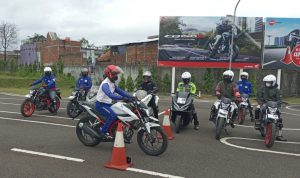 Asah Skill Berkendara, Komunitas Honda Motor Bogor Kunjungi Safety Riding Center DAM