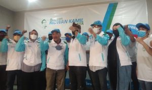 Deklarasi Ridwan Kamil For President, Relawan Aku Rindu Gandeng Komunitas Driver Online Bandung