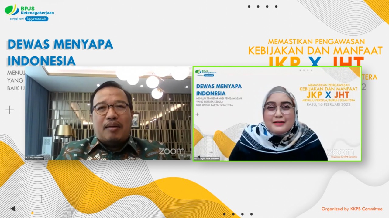 Dewan Pengawas BPJS Ketenagakerjaan (BPJAMSOSTEK) membuka ruang dialog melalui “Dewas Menyapa Indonesia” dengan tema Pengawasan Kebijakan & Manfaat JKP X JHT Menuju Pekerja/Buruh Sejahtera.