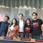Jumpa pers film KKN Desa Penari di bilangan Setiabudi, Jakarta Selatan, Rabu (22/1). (Abdul Rahman/JawaPos.com)