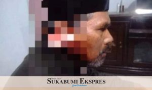 Abas Basuni (60) seorang Muadzin di Sukabumi yang menjadi korban pembacoka orang tak dikenal saat sedang menjalankan sholat subuh berjamaah di masjid, senin (28/2) pukul 04.45 WIB. Foto. Istimewa