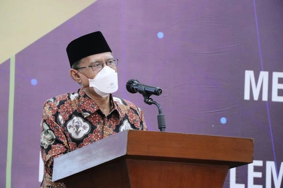 Ketua Umum PP Muhammadiyah Haedar Nashir. (Foto: HO-Muhammadiyah/Antara)