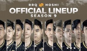 Roster (pemain) RRQ season 9 (sumber: RRQ HOSHI)
