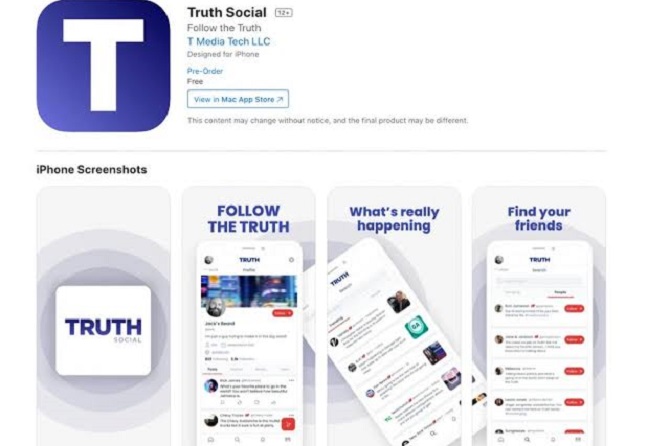 Truth Social, medsos besutan Donald Trump telah resmi hadir. (Insider)