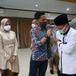 Bupati Bandung Barat, Hengki Kurniawan, saat menghadiri kegiatan Gerakkan Santri Siaga Kependudukkan (GSSK) di Kabupaten Bandung Barat, Kamis (17/3) di Lembang.