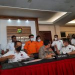 Konferensi pers kasus narkoba yang menyeret Roby Geisha di Polres Metro Jakarta Selatan, Senin (21/3). Foto: Romaida/JPNN.com