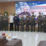 Pelaksanaan Program Pembinaan Agama dan Karakter (PPAK) di Aula Gedung Jenderal TNI Mulyono FISIP Universitas Jenderal Achmad Yani secara hybrid (online dan offline). ist