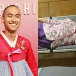 Aktor Drama "Pachinko" Jin Ha yang terseret kasus pelecehan seksual, bersama salah satu foto unggahannya yang memperlihatkan seorang nenek tertidur di kursi kereta bawah tanah.