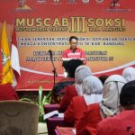Musyawarah Cabang III, Dewan Pimpinan Cabang (Depicab) Sentral Organisasi Karyawan Swadiri Indonesia (SOKSI) di Hotel Sunshine, Soreang, Kabupaten Bandung, Sabtu (26/3) kemarin.