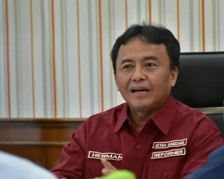 Sekretaris Daerah Kabupaten Sumedang, Herman Suryatman