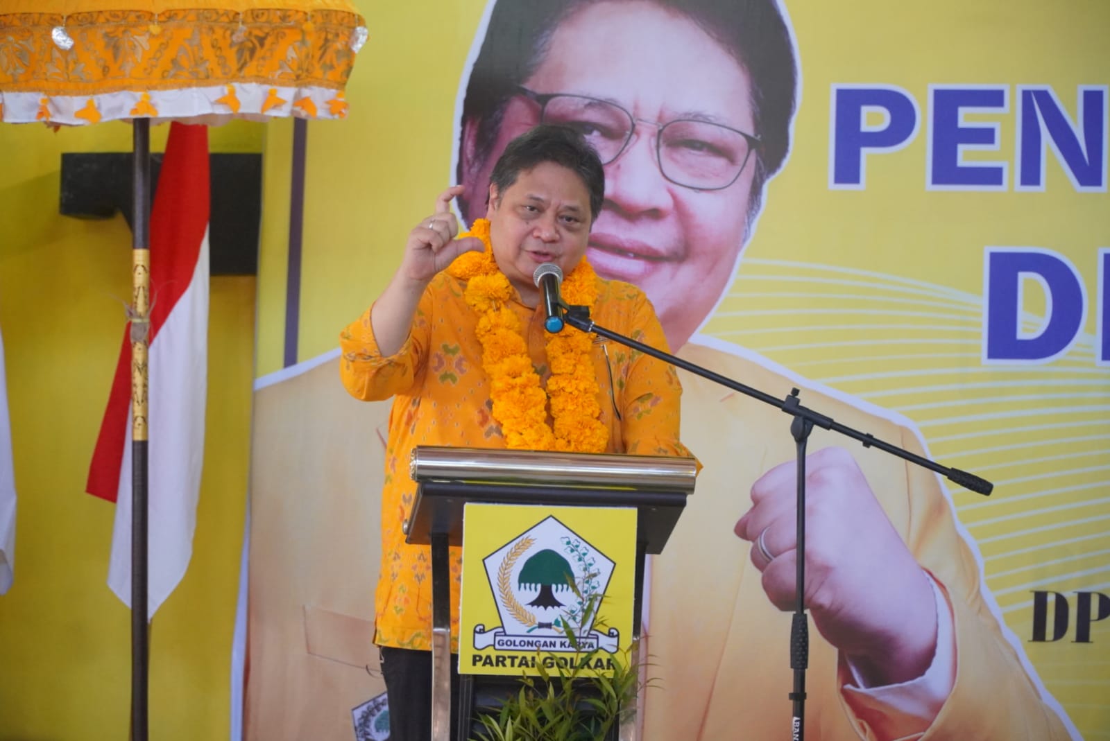 Airlangga Hartarto mengatakan Partai Golkar sudah menargetkan kemenangan 20 persen kursi di DPR RI dan kemenangan Pilpres 2024.