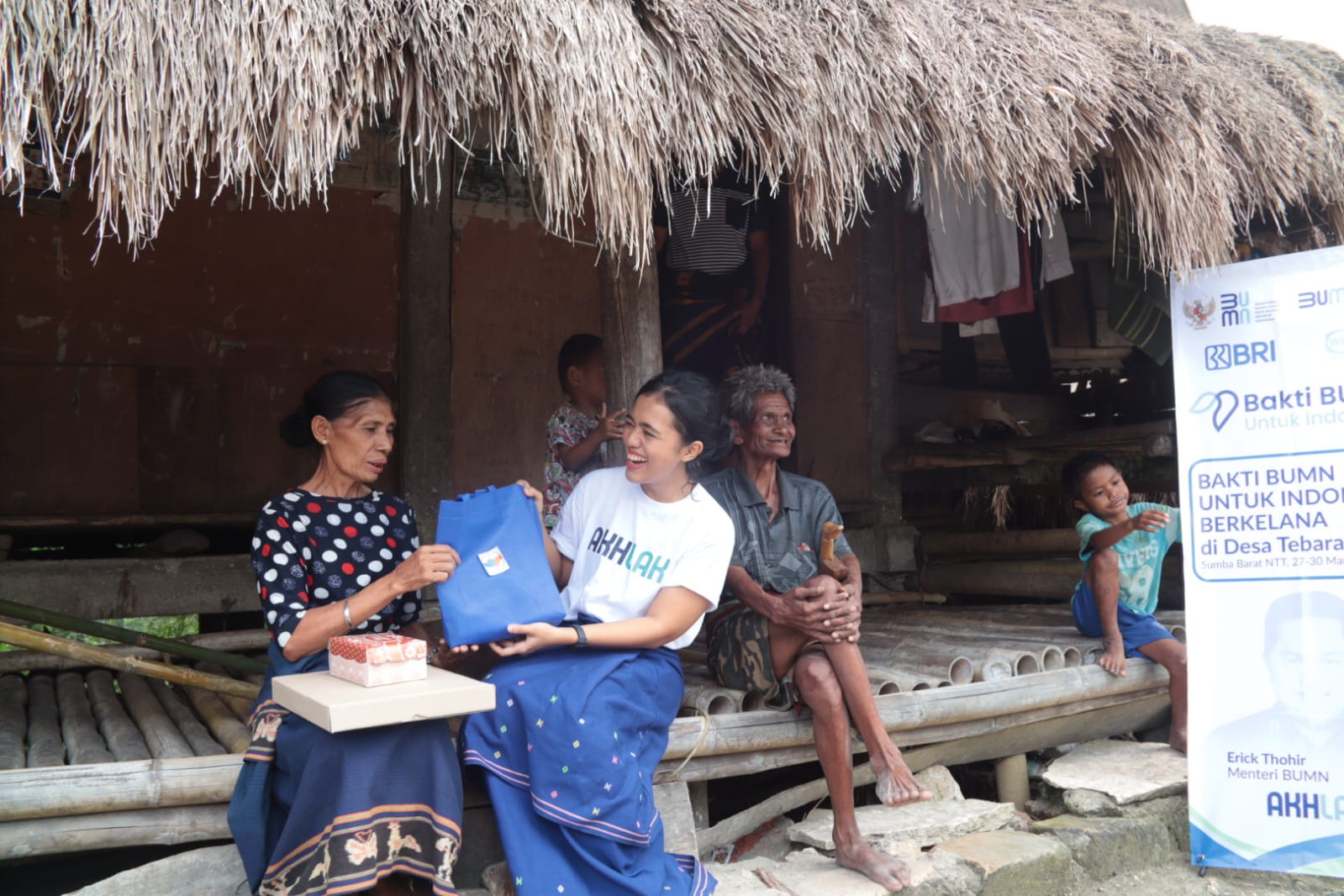 PT Bank Rakyat Indonesia (Persero) Tbk atau BRI ambil bagian dalam program Bakti NUMN yang dilangsungkan di Sumba, Provinsi NTT.