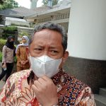 Plt Wali Kota Bandung Yana Mulyana ketika memberikan penjelasan mengenai Underpass Cibiru
