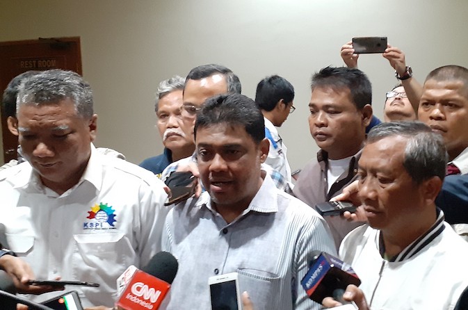 Presiden Konfederasi Serikat Pekerja Indonesia (KSPI) Said Iqbal. (Istimewa)