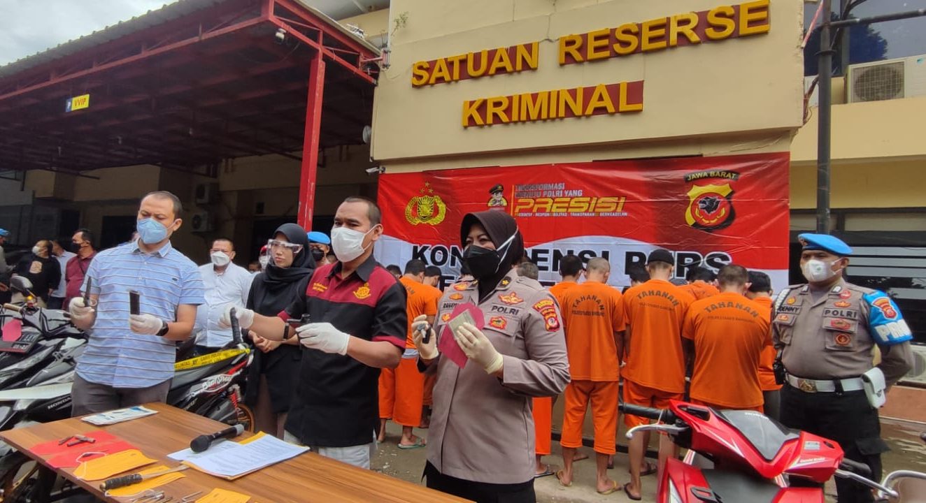 Polrestabes Bandung Berhasil Bekuk Puluhan Pelaku Curanmor, Ada Modus Pencurian Cara Baru