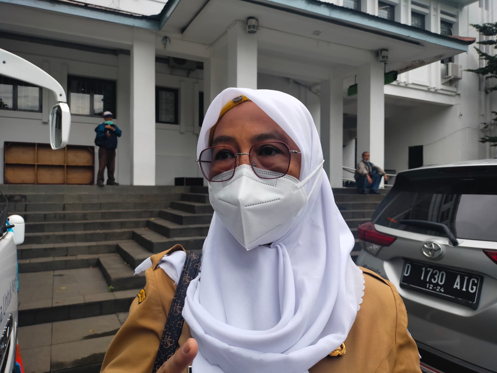 Kepala Dinas Kesehatan (Dinkes) Kota Bandung, Ahyani Raksanagara. Senin (7/3). (Foto: Sandi Nugraha/Jabar Ekspres)