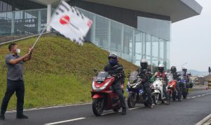 4 Bikers Honda Asal jawa Barat Touring dan Nonton MotoGP Langsung di Mandalika