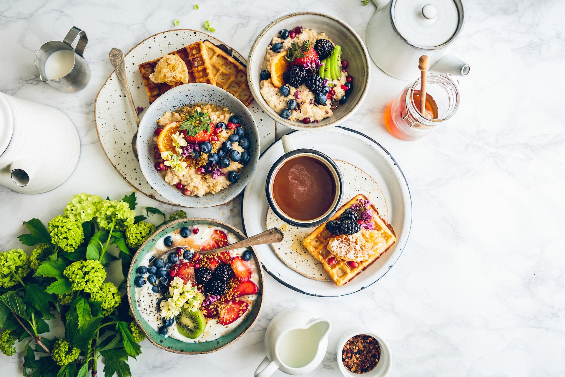 Ilustrasi menu sarapan sehat. (Pixabay)