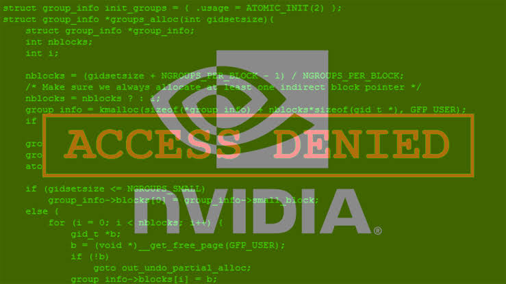 Nvidia baru-baru ini menjadi korban pelaku kejahatan siber dan pihaknya telah melaporkan kejadian tersebut. (Ilustrasi: DotE-Sports)
