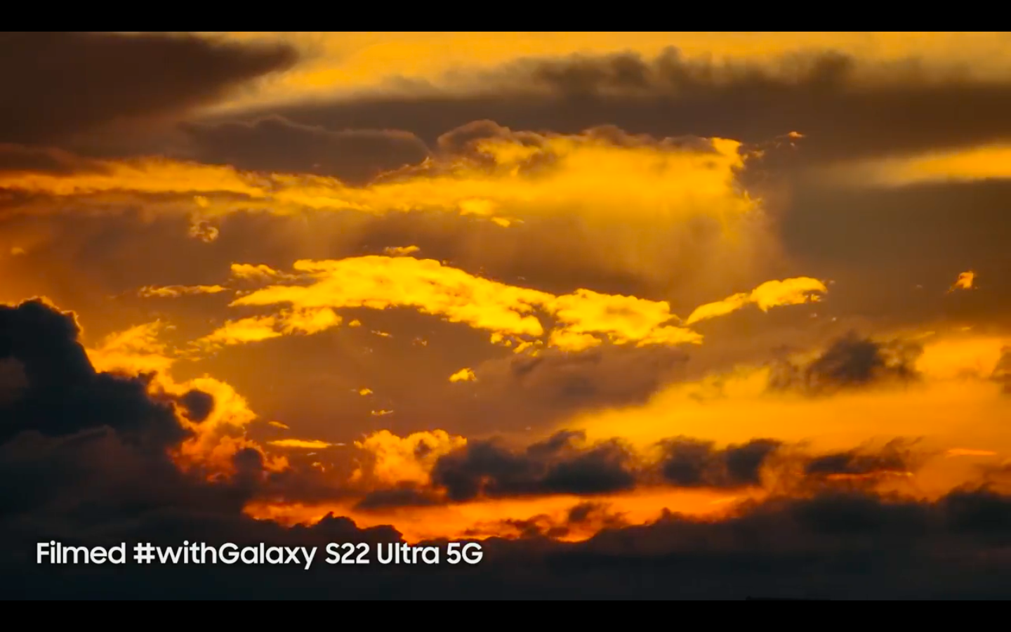 Filmed #withGalaxy S22 Ultra 5G.