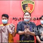 Gisel alias Renaldy Agist mengaku sebagai pemeran dalam video yang viral di media sosial bersama dua temannya. (instagram Polres Subang)