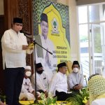 Ketua Partai Golkar Airlangga Hartarto mengingatkan kepada seluruh umat islam di Indonesia agar jangan terpecah belah.