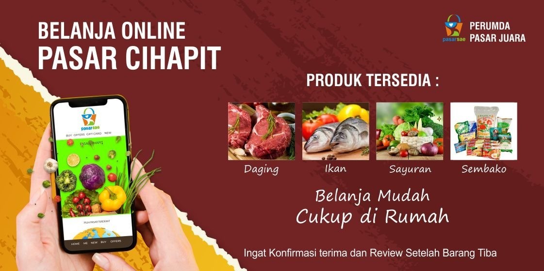 Pasar Cihapit Online, Sumber Tokopedia