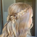 Ilustrasi Cara Mengikat Rambut Anak Princess Charlotte Braid (pinterest)