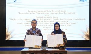PT Bank Rakyat Indonesia (Persero) Tbk atau BRI menjalin kerja sama bersama Lembaga Pembiayaan Ekspor Indonesia (LPEI).