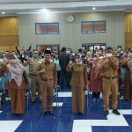 Event Lomba Cerdas Cermat Al Quran Antar Komunitas Masyarakat di Gedung Korpri Kabupaten Bandung, Selasa (19/4).