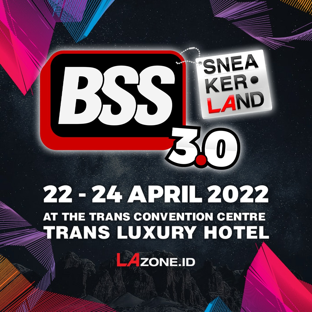 Bandung Sneaker Season 3.0 akan digelar tanggal 22-24 April 2022 di Trans Convention Centre-Trans Luxury Hotel.