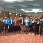 Kegiatan Silaturahmi KNPI Jabar bersama bersama seluruh unsur KNPI Kabupaten/Kota, pengurus KNPI Jawa Barat, dan organisasi kepemudaan (OKP) di Hotel Grand Pasundan, Kota Bandung, Selasa (26/4). (Foto: Sandi Nugraha/Jabar Ekspres)