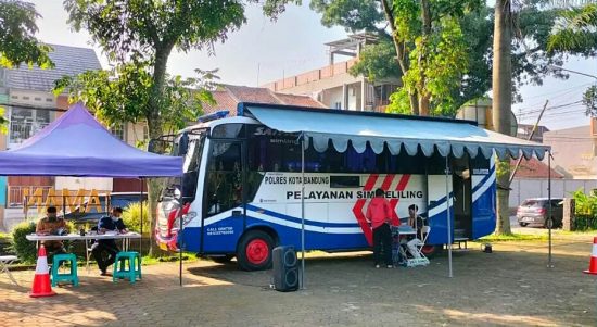 Jadwal SIM Keliling Bandung Mei 2022 Terbaru Paling Lengkap (foto: dok Polresta Bandung)