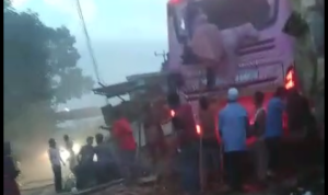 Empat Orang Tewas dalam Tabrakan Bus Peziarah di Panjalu