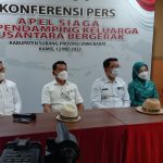 Konferensi pers apel siaga tim pendamping keluarga Nusantara bergerak. Kamis (12/5). (Foto: Sandi Nugraha/Jabar Ekspres)