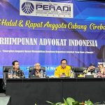 Rapat Anggota dan Halal Bihalal DPC Peradi Cirebon di Ballroom Hotel Prima, Kota Cirebon pada Sabtu (28/5).