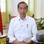 Tangkapan Layar: Pernyataan Pers Presiden RI terkait Pelonggaran Penggunaan Masker, Istana Bogor, Selasa (17/5).