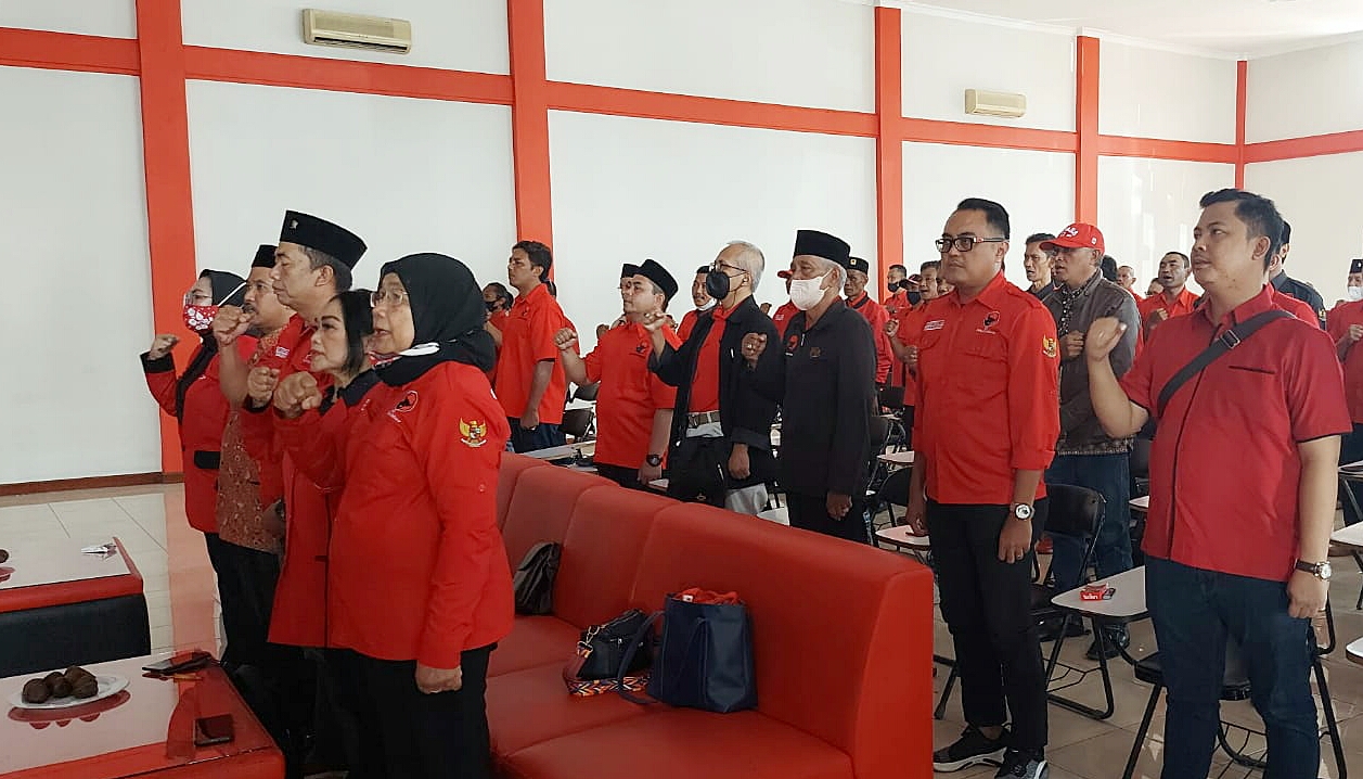 Dihadiri Puluhan Kader, PDIP Kabupaten Bandung Peringati Hari Lahir Pancasila