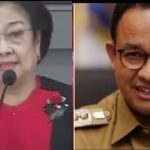 Megawati dan Anies Baswedan yang sama-sama sedang viral dengan tukang bakso.
