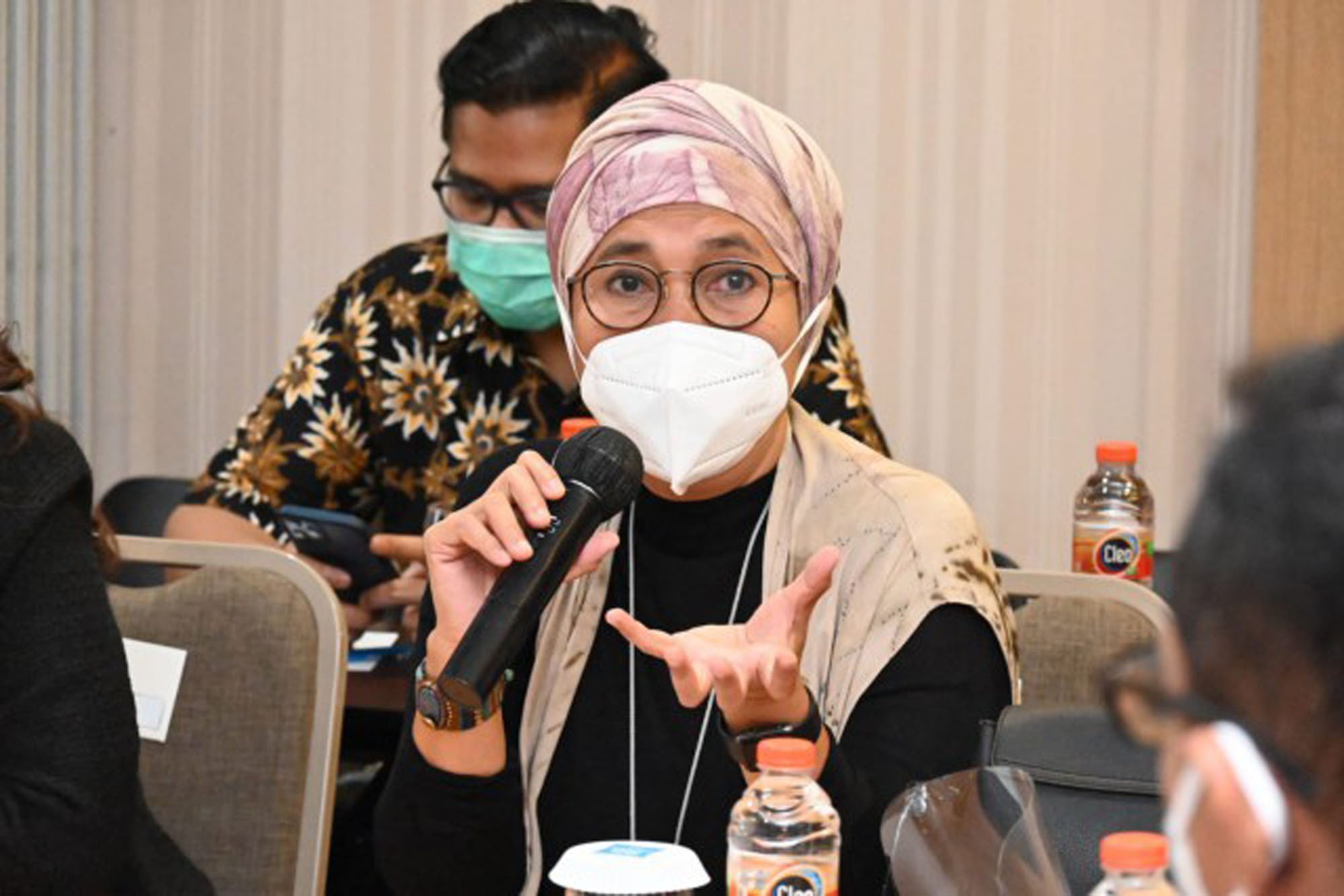 Anggota DPR Indah Kurniawati merupakan ibu dari kokrban pemukulan di Jalan Tol. (humas DPR RI)