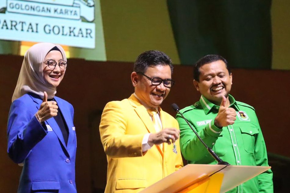 Ketiga pimpinan Partai tingkat Provinsi Jawa Barat sepakat untuk berkoalisi dalam KIB