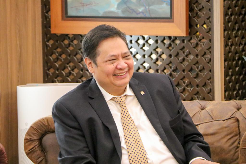 Ketua Umum PArtai Golkar yang juga menjabat Menteri Koordinator Bidang Perekonomian Airlangga Hartarto.