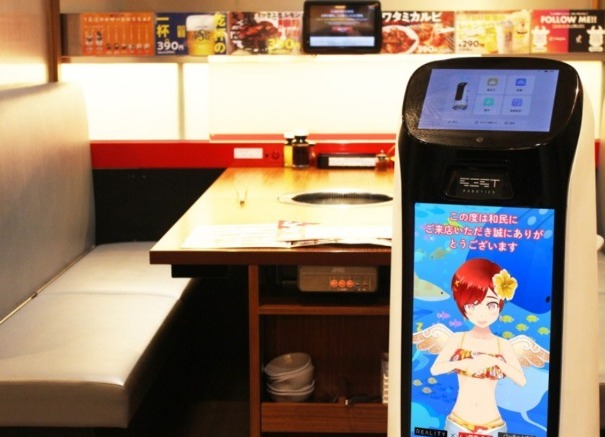 Restoran yakiniku Jepang pekerjakan robot Vtuber (PR Times)