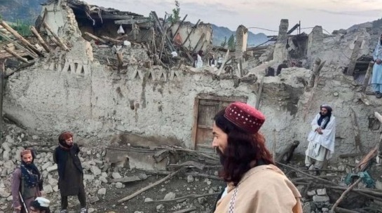 Gempa di Afghanistan, tewaskan sekitar 1000 orang (foto:Bakhtar News Agency via AP)