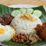 ILUSTRASI: Nasi Uduk Lauk Dendeng Babi. (Devina Hermawan-YouTube Channel)