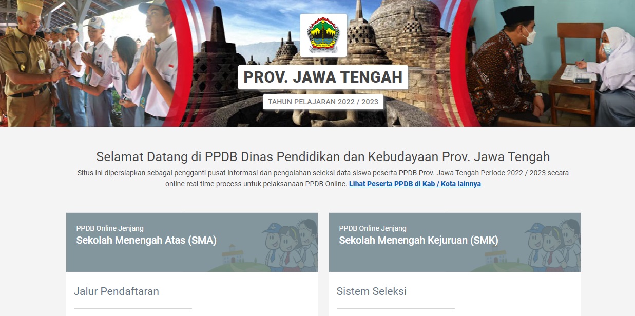 Link PPDB Jateng 2022 Online, Simak Cara Pendaftaran dan Ketentuannya